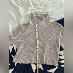 Liz Claiborne Tan Cowl Neck Sweater